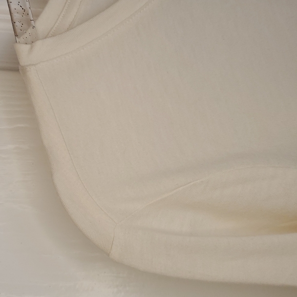 Ralph Lauren ♥️NWT♥️ Size L Winter Cream Long Sleeve T-shirt material top!♥️♥️♥️ - Picture 6 of 14